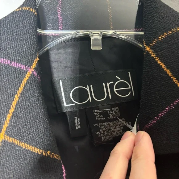 Vintage Laurel by Escada Cropped Blazer Skirt Suit Set Size 38 - Picture 7 of 7